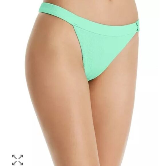 Red Carter Women's Green Textured Bikini Bottom - Picture 9 of 9